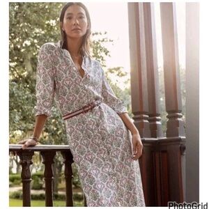 LOFT Floral Satin-Like Maxi Dress NWT